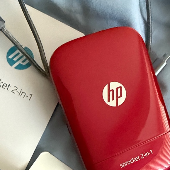 HP Sprocket 2-in-1 Red Instant Camera - Picture 3 of 6